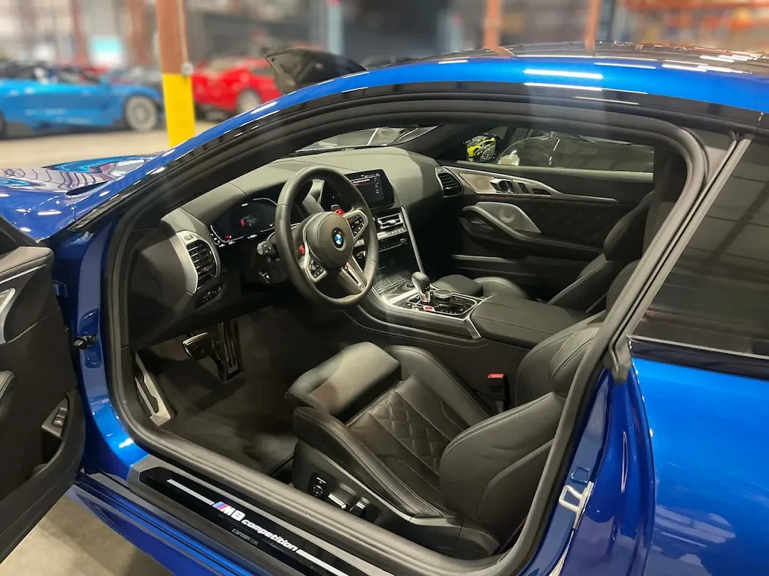 Vehicle paint correction before and after